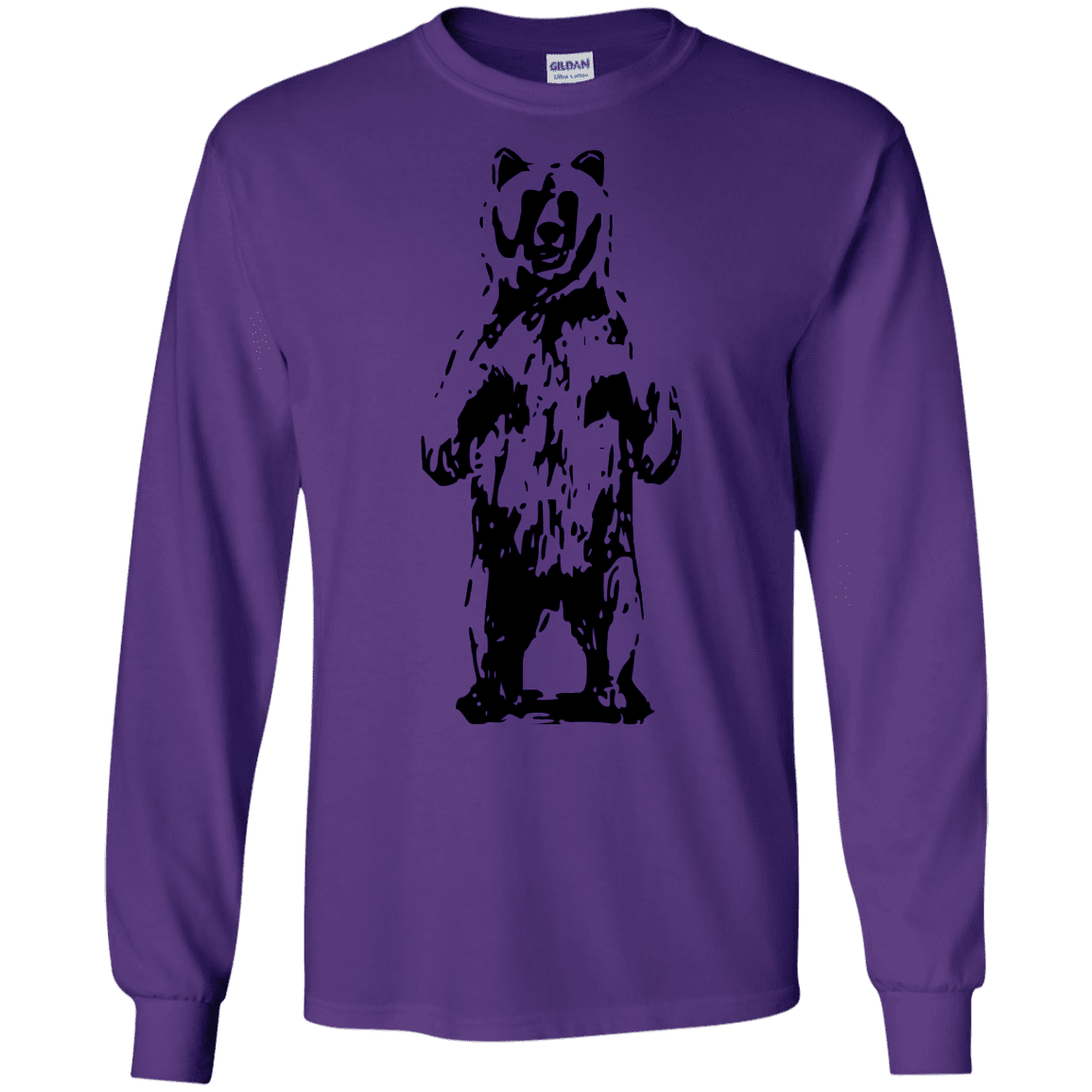 T-Shirts Purple / S Bear Hug Men's Long Sleeve T-Shirt