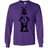 T-Shirts Purple / S Bear Hug Men's Long Sleeve T-Shirt