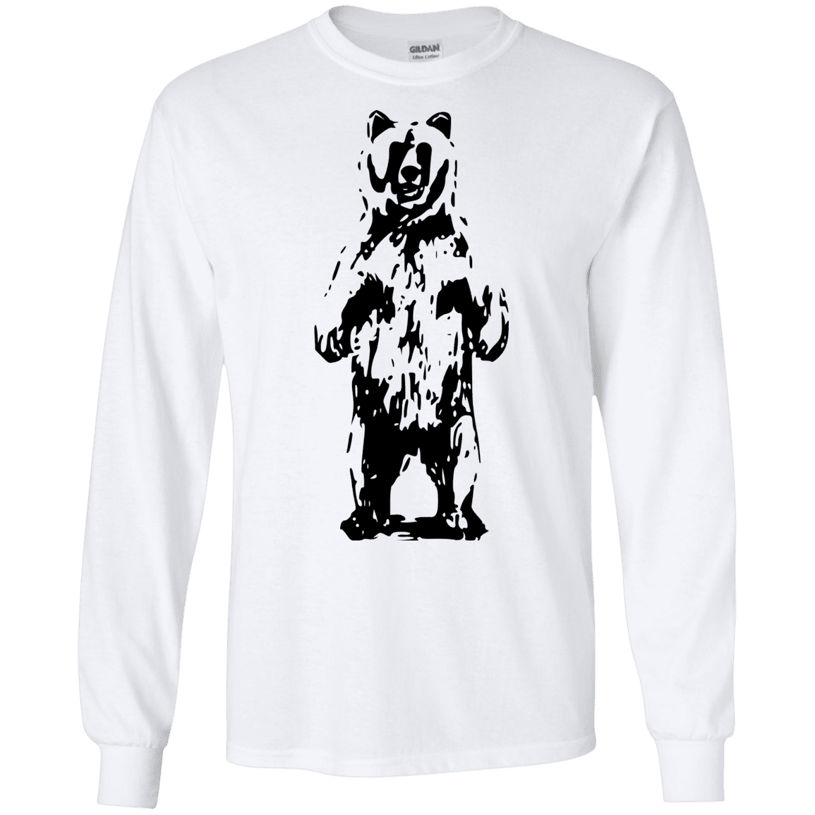 T-Shirts White / S Bear Hug Men's Long Sleeve T-Shirt