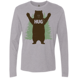 T-Shirts Heather Grey / Small Bear Hug Men's Premium Long Sleeve