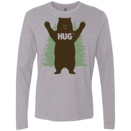 T-Shirts Heather Grey / Small Bear Hug Men's Premium Long Sleeve