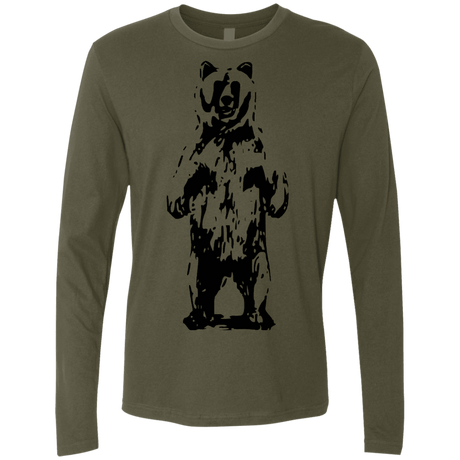 T-Shirts Military Green / S Bear Hug Men's Premium Long Sleeve