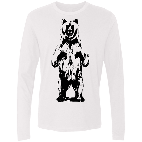 T-Shirts White / S Bear Hug Men's Premium Long Sleeve