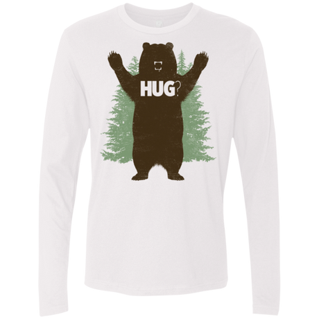 T-Shirts White / Small Bear Hug Men's Premium Long Sleeve