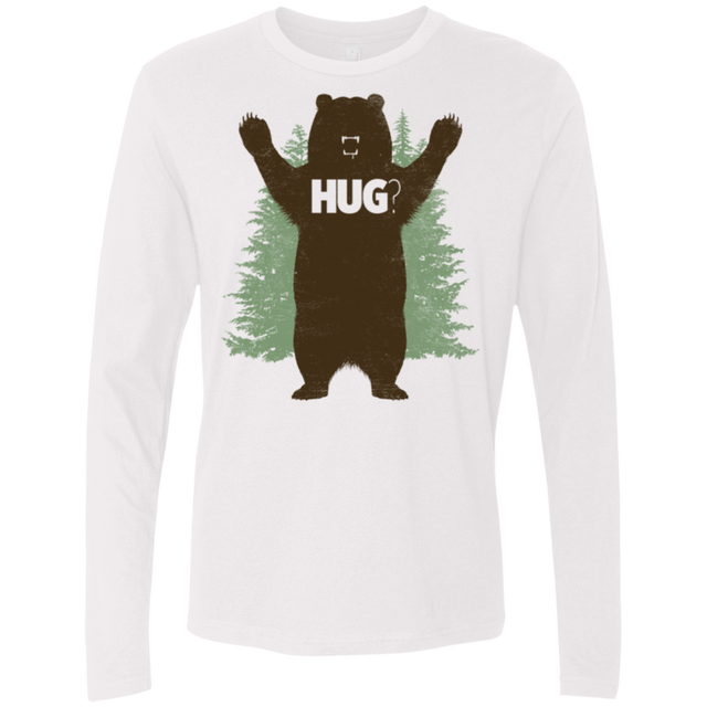 T-Shirts White / Small Bear Hug Men's Premium Long Sleeve