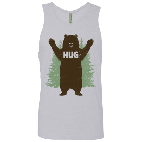 T-Shirts Heather Grey / Small Bear Hug Men's Premium Tank Top