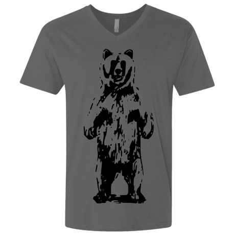 T-Shirts Heavy Metal / X-Small Bear Hug Men's Premium V-Neck