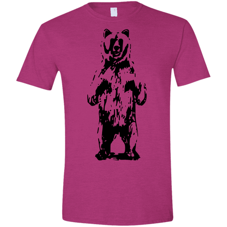 T-Shirts Antique Heliconia / S Bear Hug Men's Semi-Fitted Softstyle