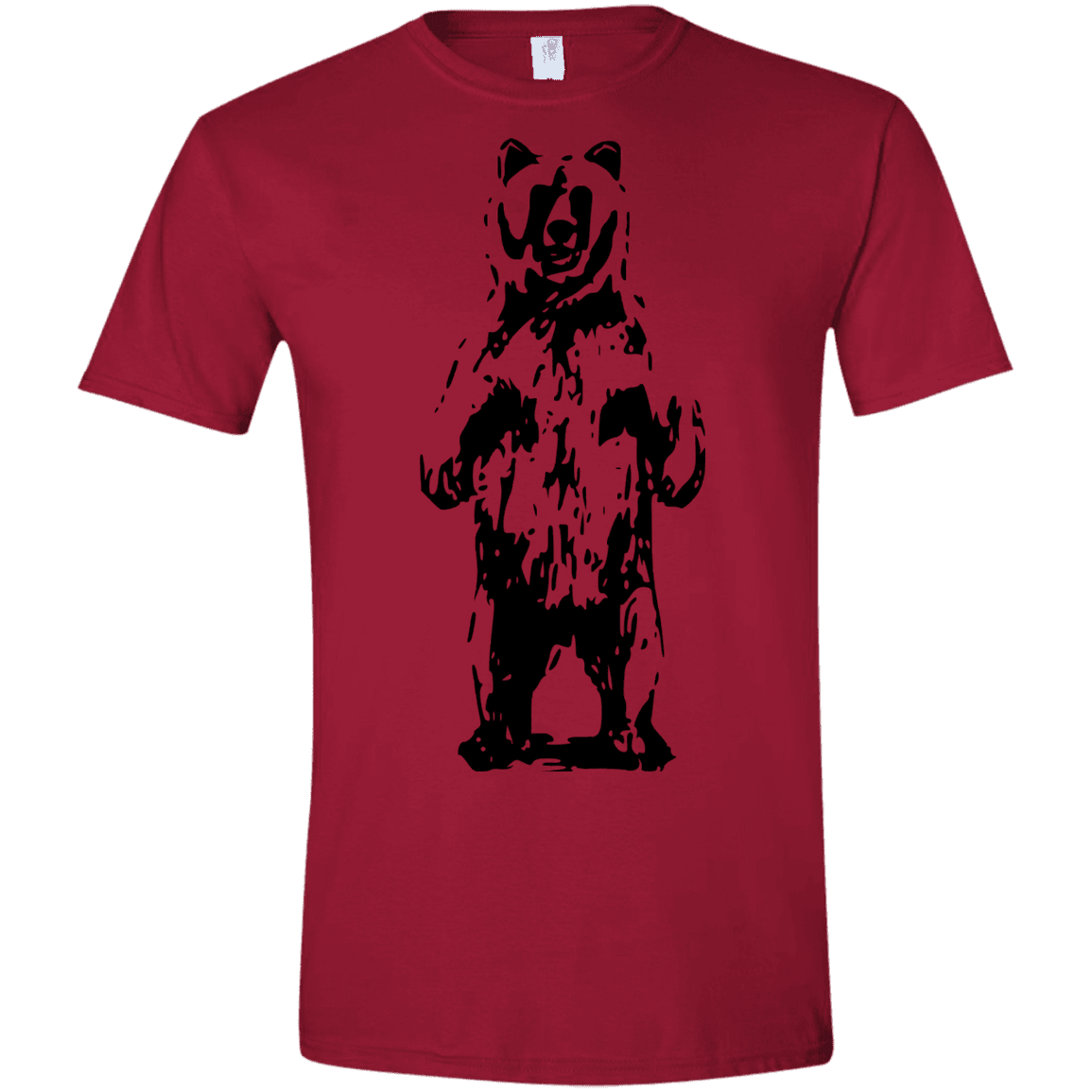 T-Shirts Cardinal Red / S Bear Hug Men's Semi-Fitted Softstyle