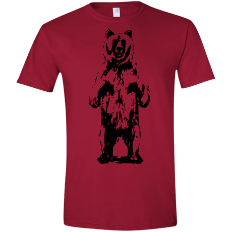 T-Shirts Cardinal Red / S Bear Hug Men's Semi-Fitted Softstyle
