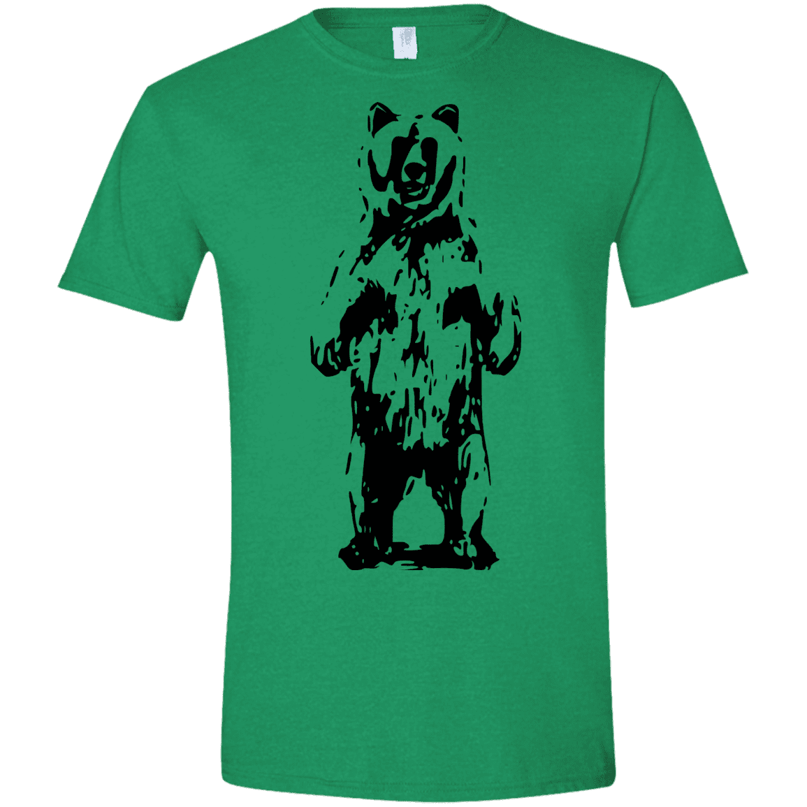 T-Shirts Heather Irish Green / S Bear Hug Men's Semi-Fitted Softstyle