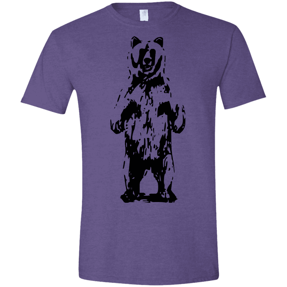 T-Shirts Heather Purple / S Bear Hug Men's Semi-Fitted Softstyle