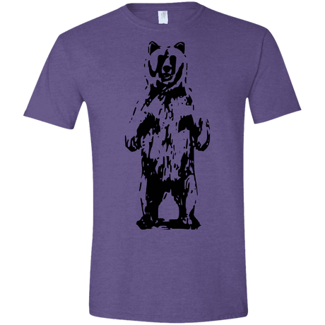 T-Shirts Heather Purple / S Bear Hug Men's Semi-Fitted Softstyle