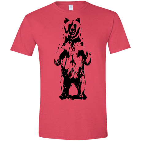 T-Shirts Heather Red / S Bear Hug Men's Semi-Fitted Softstyle