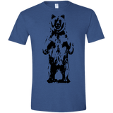 T-Shirts Heather Royal / X-Small Bear Hug Men's Semi-Fitted Softstyle