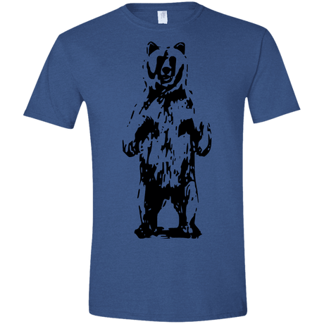 T-Shirts Heather Royal / X-Small Bear Hug Men's Semi-Fitted Softstyle