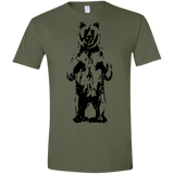 T-Shirts Military Green / S Bear Hug Men's Semi-Fitted Softstyle