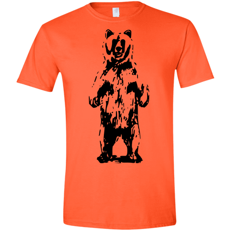 T-Shirts Orange / S Bear Hug Men's Semi-Fitted Softstyle