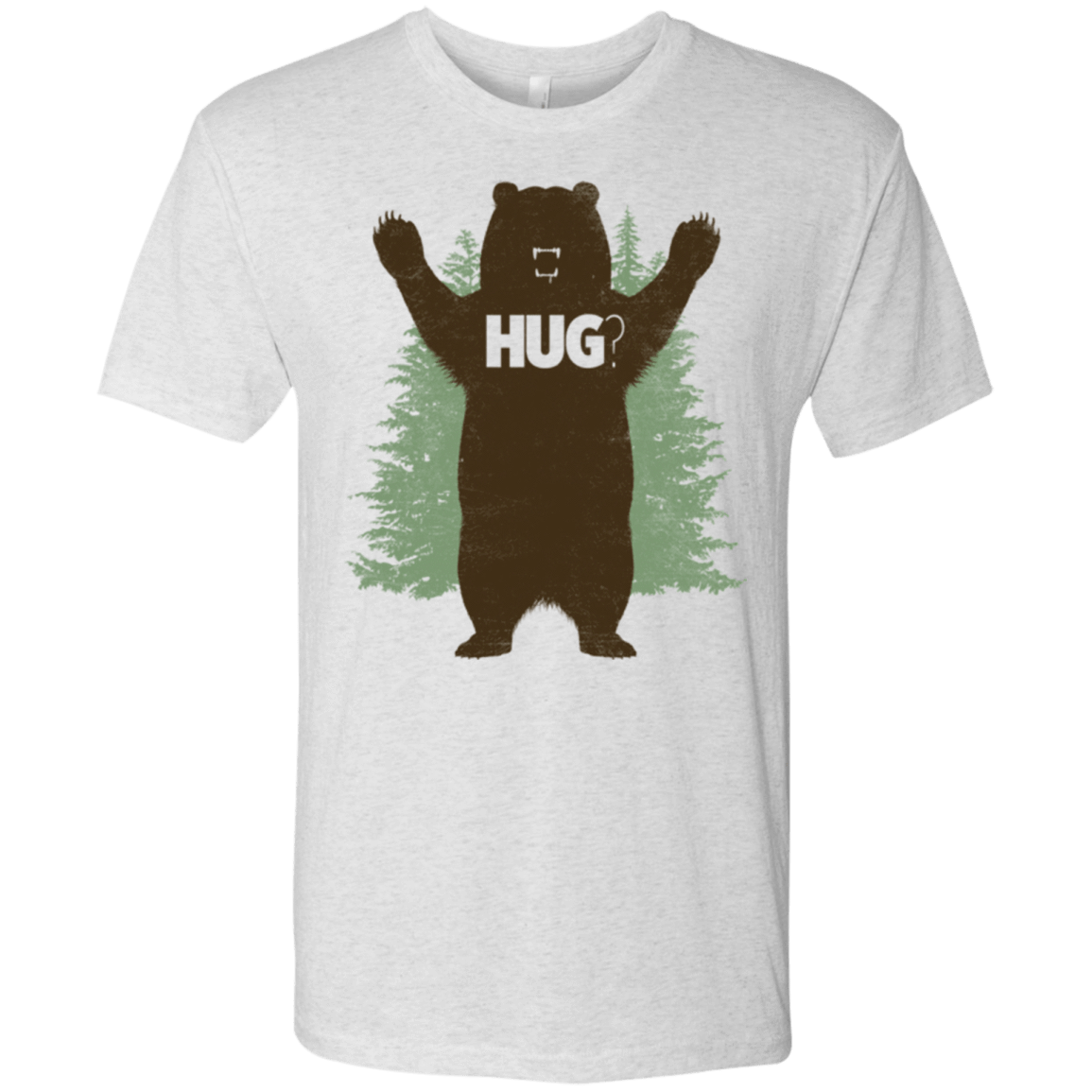 T-Shirts Heather White / Small Bear Hug Men's Triblend T-Shirt