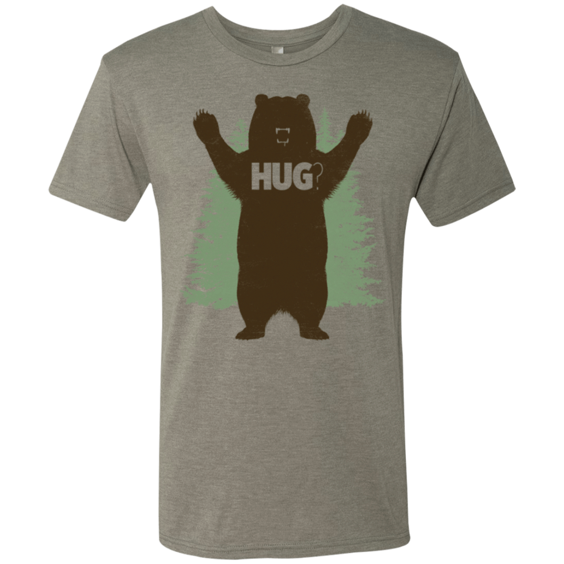 T-Shirts Venetian Grey / Small Bear Hug Men's Triblend T-Shirt