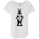 T-Shirts Heather White / X-Small Bear Hug Triblend Dolman Sleeve