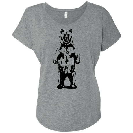 T-Shirts Premium Heather / X-Small Bear Hug Triblend Dolman Sleeve