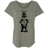 T-Shirts Venetian Grey / X-Small Bear Hug Triblend Dolman Sleeve