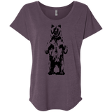 T-Shirts Vintage Purple / X-Small Bear Hug Triblend Dolman Sleeve