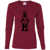 T-Shirts Cardinal / S Bear Hug Women's Long Sleeve T-Shirt