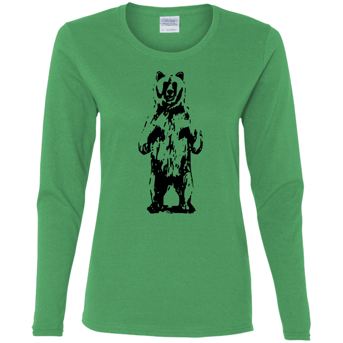 T-Shirts Irish Green / S Bear Hug Women's Long Sleeve T-Shirt