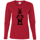T-Shirts Red / S Bear Hug Women's Long Sleeve T-Shirt