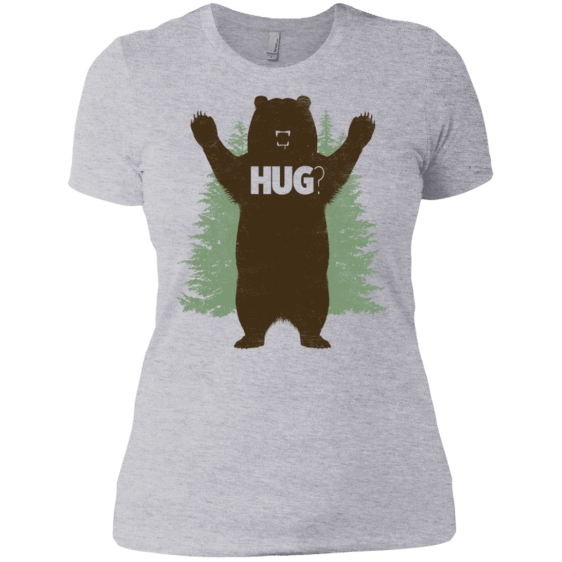 T-Shirts Heather Grey / X-Small Bear Hug Women's Premium T-Shirt