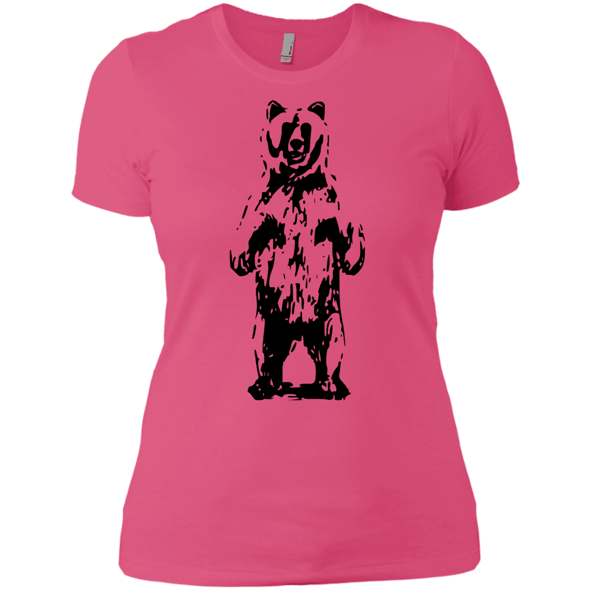 T-Shirts Hot Pink / X-Small Bear Hug Women's Premium T-Shirt
