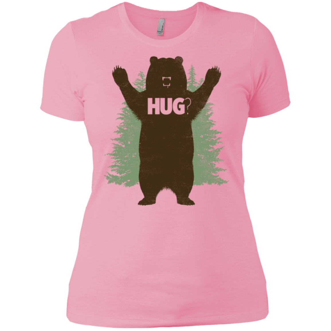 T-Shirts Light Pink / X-Small Bear Hug Women's Premium T-Shirt