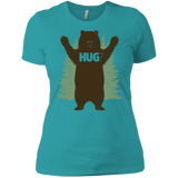 T-Shirts Tahiti Blue / X-Small Bear Hug Women's Premium T-Shirt