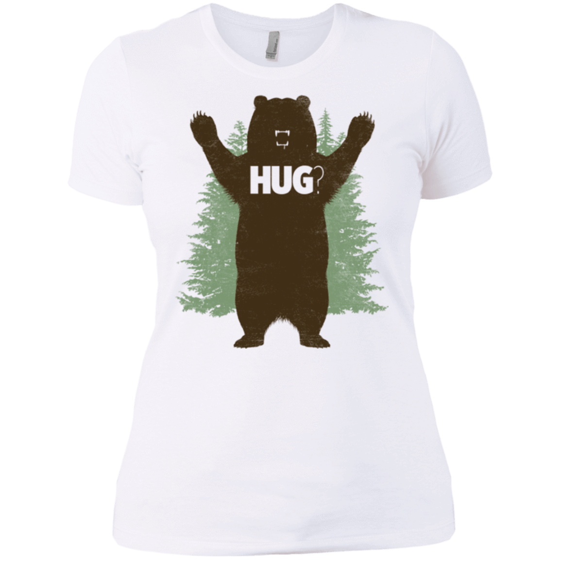 T-Shirts White / X-Small Bear Hug Women's Premium T-Shirt