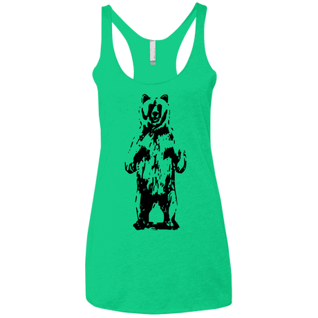 T-Shirts Envy / X-Small Bear Hug Women's Triblend Racerback Tank