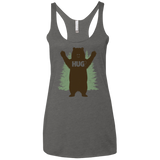 T-Shirts Premium Heather / X-Small Bear Hug Women's Triblend Racerback Tank