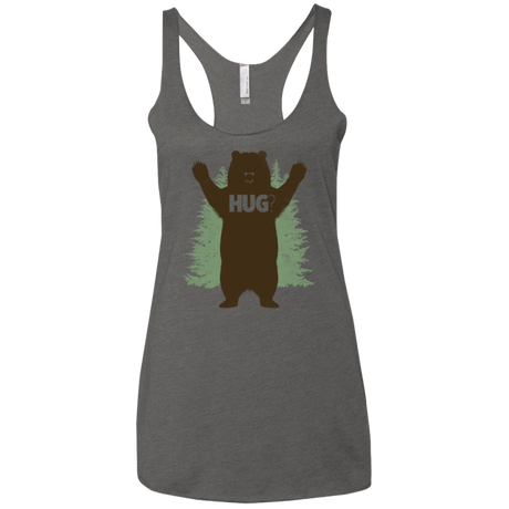 T-Shirts Premium Heather / X-Small Bear Hug Women's Triblend Racerback Tank