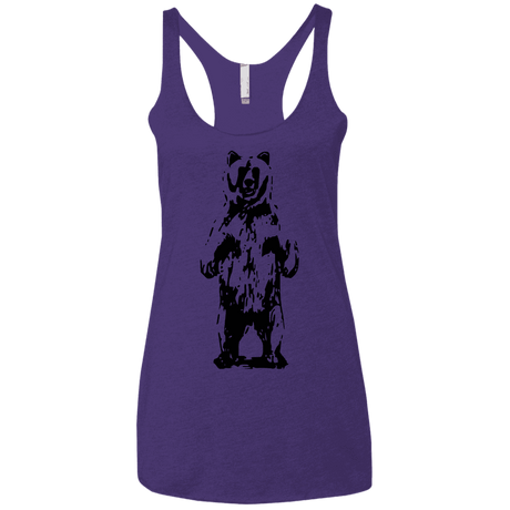 T-Shirts Purple Rush / X-Small Bear Hug Women's Triblend Racerback Tank
