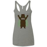 T-Shirts Venetian Grey / X-Small Bear Hug Women's Triblend Racerback Tank