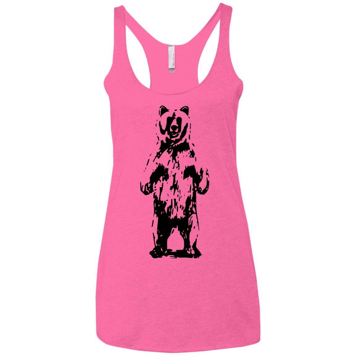 T-Shirts Vintage Pink / X-Small Bear Hug Women's Triblend Racerback Tank