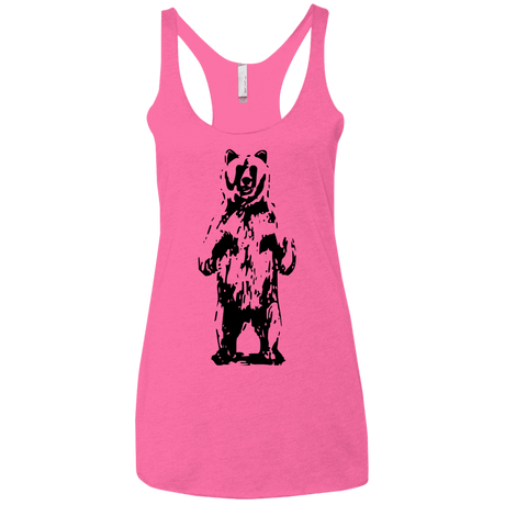 T-Shirts Vintage Pink / X-Small Bear Hug Women's Triblend Racerback Tank