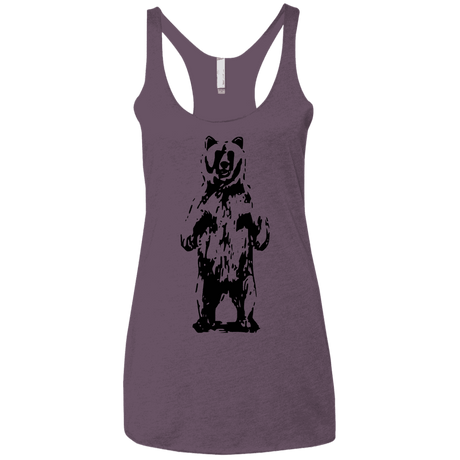 T-Shirts Vintage Purple / X-Small Bear Hug Women's Triblend Racerback Tank