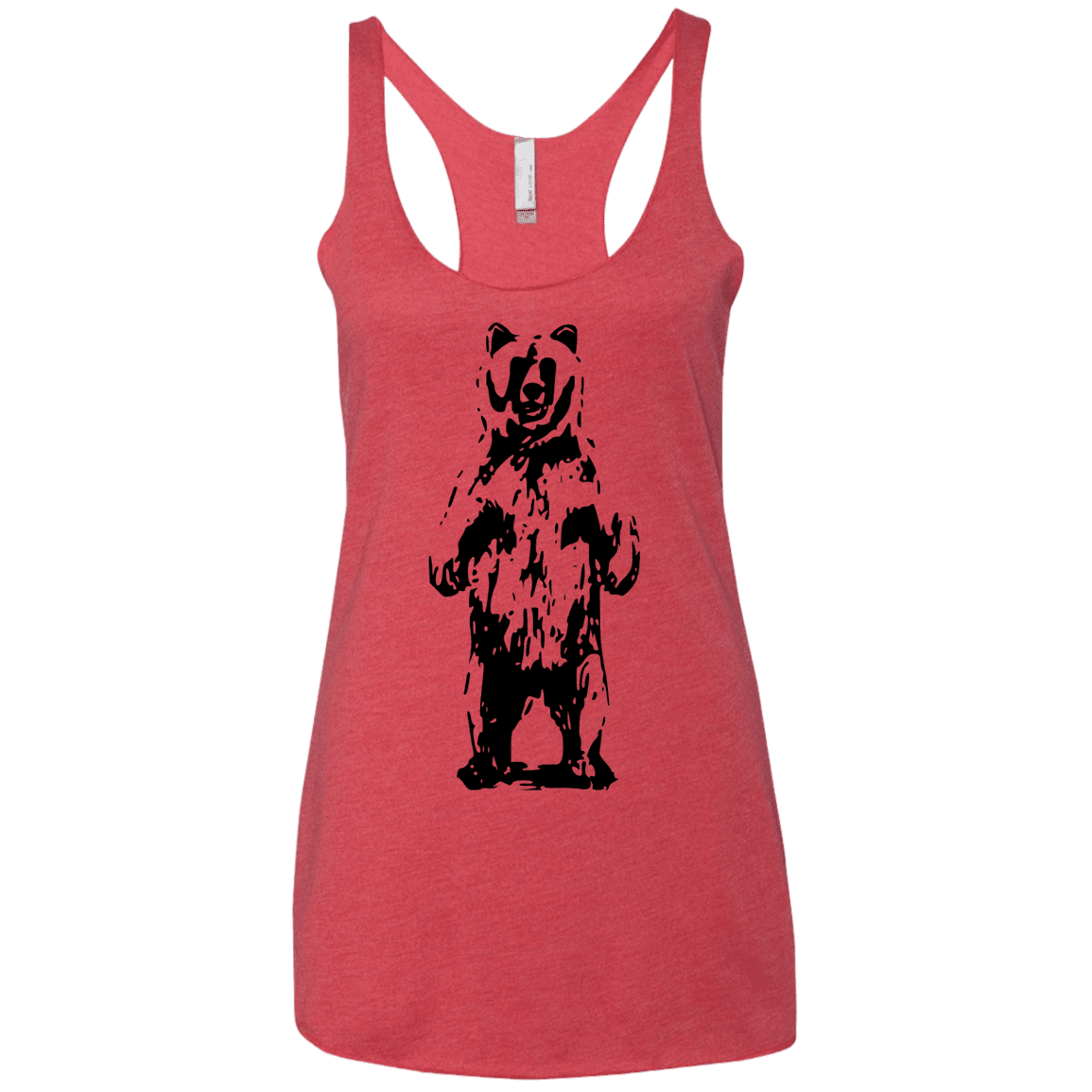 T-Shirts Vintage Red / X-Small Bear Hug Women's Triblend Racerback Tank