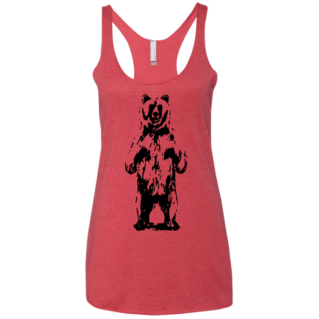 T-Shirts Vintage Red / X-Small Bear Hug Women's Triblend Racerback Tank
