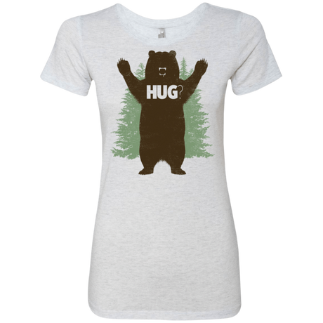 T-Shirts Heather White / Small Bear Hug Women's Triblend T-Shirt