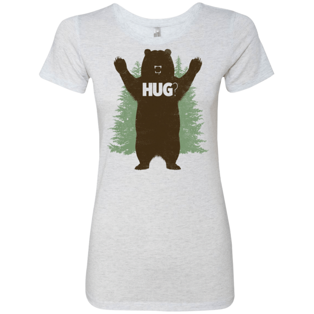 T-Shirts Heather White / Small Bear Hug Women's Triblend T-Shirt