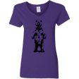 T-Shirts Purple / S Bear Hug Women's V-Neck T-Shirt