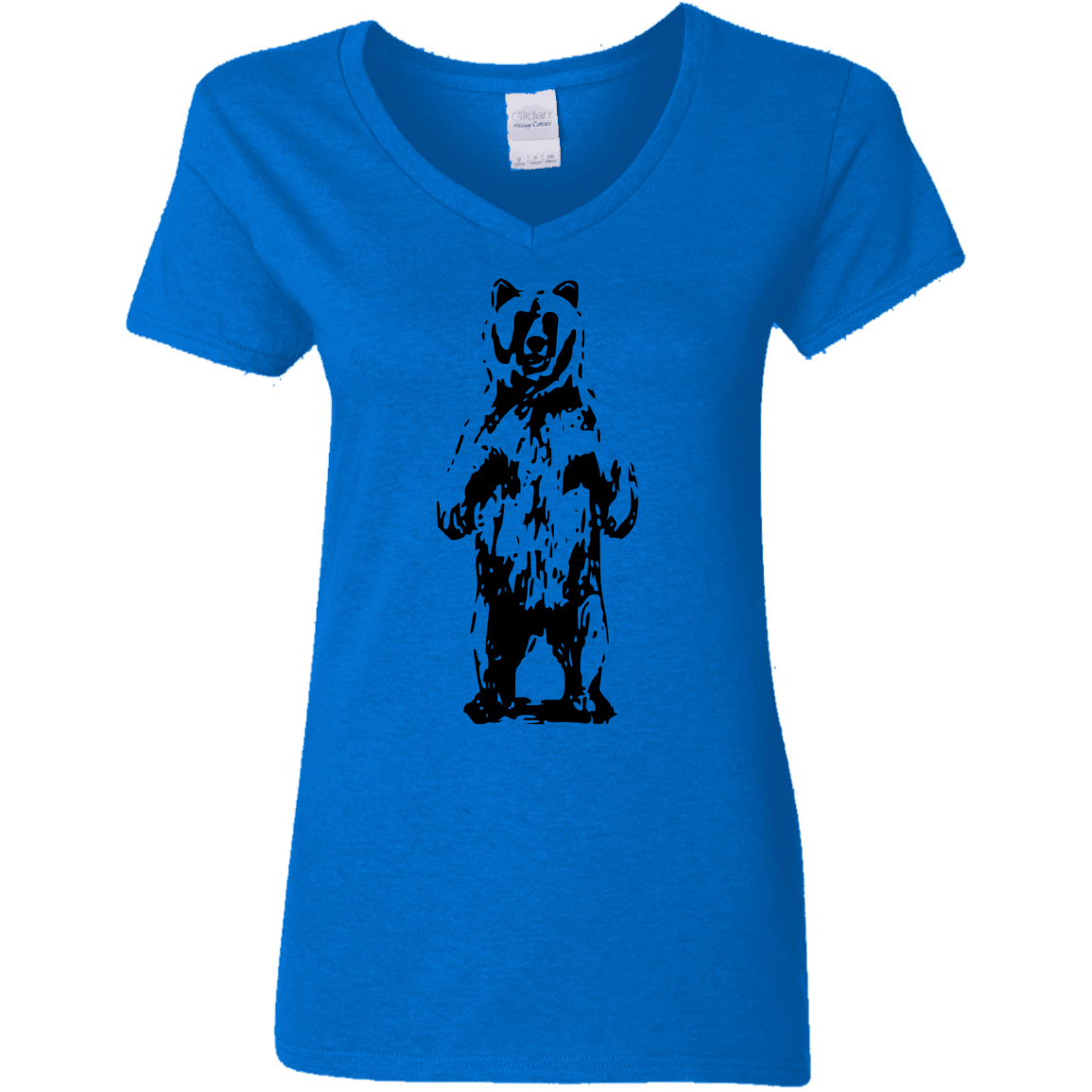 T-Shirts Royal / S Bear Hug Women's V-Neck T-Shirt